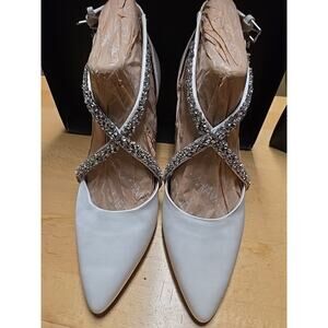 Naturalizer Pnina Tornai Sevgi Women's White Pumps 10M